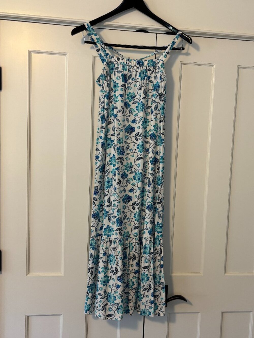 Lightweight Floral Sun Dress - Old Nacy - Womens Small